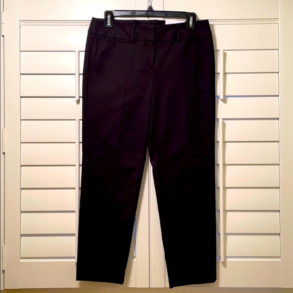 Loft Riviera Crop Pant Black Size 2